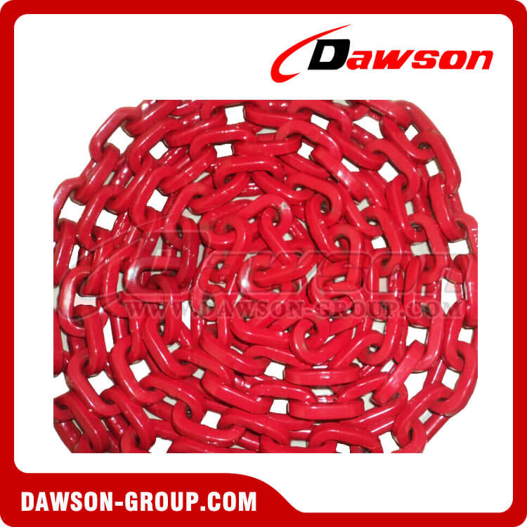 Grade 80 D-Shape Forestry Chain, G80 Welded Forestry Link Chain, Grade 80 Square Link Chain