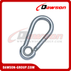 Stainless Steel Snap Hook with Eyelet DIN5299 Form A, DIN5299A AISI 304 AISI 316 Snap Hooks