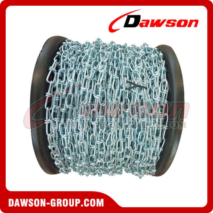 DIN5686 1-5.5MM Knotted Chain, Double Loop Link Chain, Tenso Lion Chain