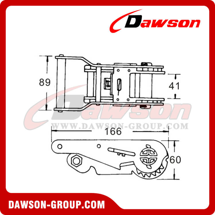 DSRB35301SS Stainless Steel Ratchet Buckle - China Manufacturer Supplier