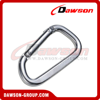 Stainless Steel Flat Snap Hook with Two Rivets
