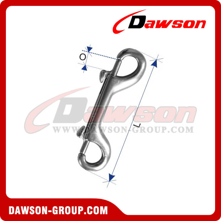 Stainless Steel Double End Snap Hook - Dawson Group Ltd. - China