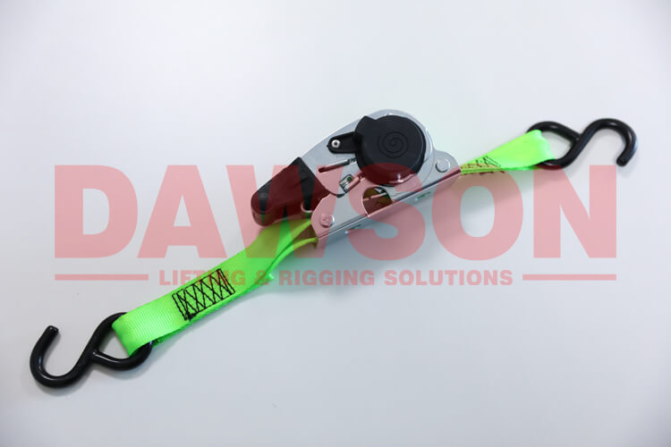 25MM × 1.8M DAWSON Automatic Retractable Ratchet Tie Down Straps, 1 x 6  Feet Cargo Ratchet Lashing Belt, Web Lashing System - Dawson Group Ltd. - China  Manufacturer Supplier, Factory