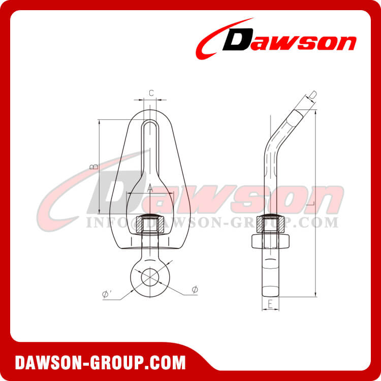 DS763 8MM WLL1.5T Chain Rope Connector for Logging
