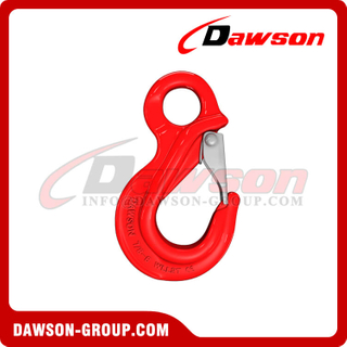  DS847 G80 6-22MM Eye Sling Hook with Latch for Wire Rope Lifting Slings