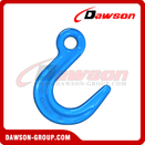 DS1074 G100 6-26MM Forged Alloy Steel Eye Foundry Hook, Large Opening Hook