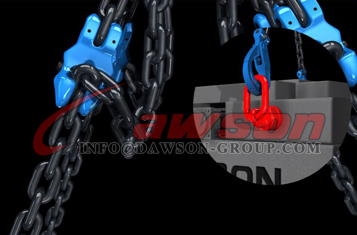 Application of G100 Forged Alloy Steel Clevis Chain Clutch with Safety Pin for Adjust Chain Length - Dawson Group Ltd. - China Supplier, Exporter