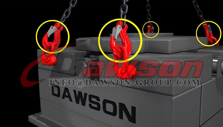 Application of G80 Clevis Sling Hook with Latch - Dawson Group Ltd. - China Factory, Supplier