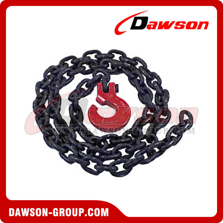G100 Logging Chain Chokers / Grade 100 Chain Choker with Clevis Forest Hook