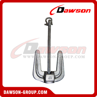 Hot Dip Galvanized Hall Stockless Anchor Type C / H.D.G. Marine Ship Anchor