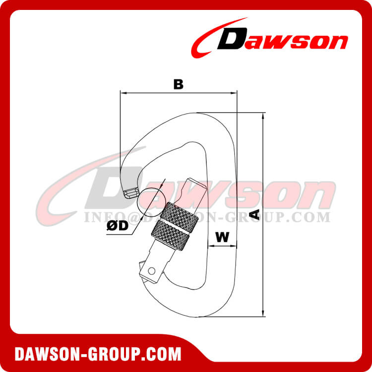 DS7802B Alloy Snap Hooks, Aluminium Alloy Snap Hooks - Dawson Group Ltd. - China Manufacturer, Supplier