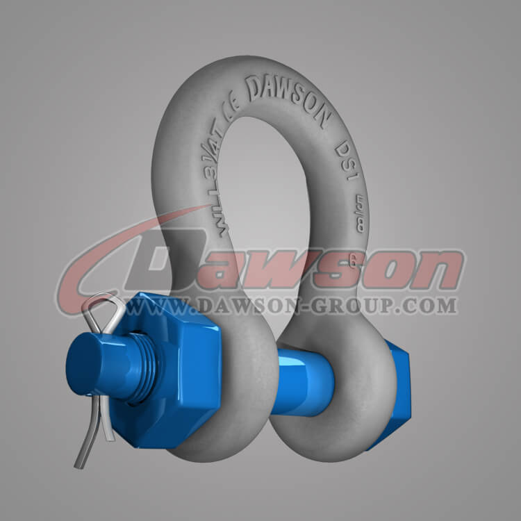 Dawson Brand Hot Dip Galvanized US Type Bow Shackle with Safety Pin - Dawson Group Ltd. - China Manufacturer, Supplier, Factory
