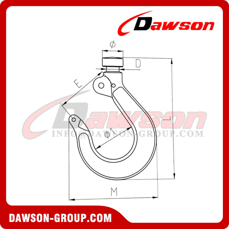 DS041 Forged Block Hook