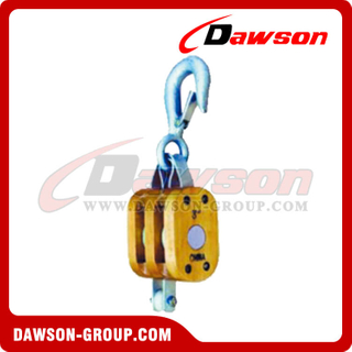 DS-B046 Regular Wood Block Double Sheave With Hook