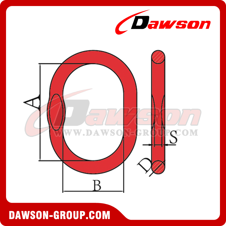 DS093 A344 U.S. TYPE G80 MASTER LINK DAWSON GROUP LTD. - CHINA FACTORY