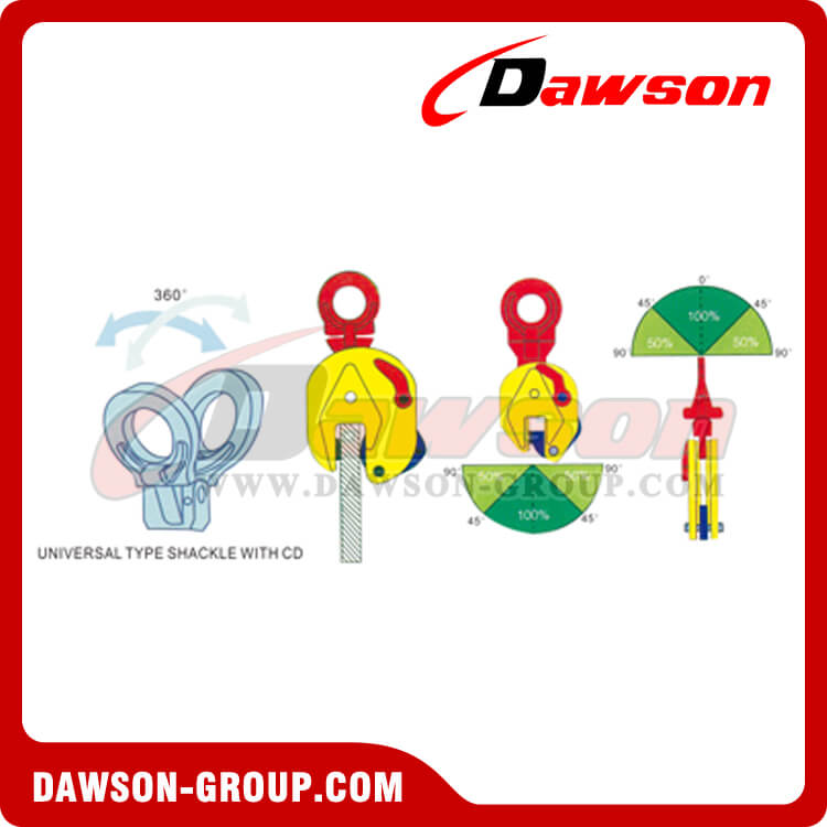 Application of DS-CDK Type Vertical Plate Clamp 0.8-5T