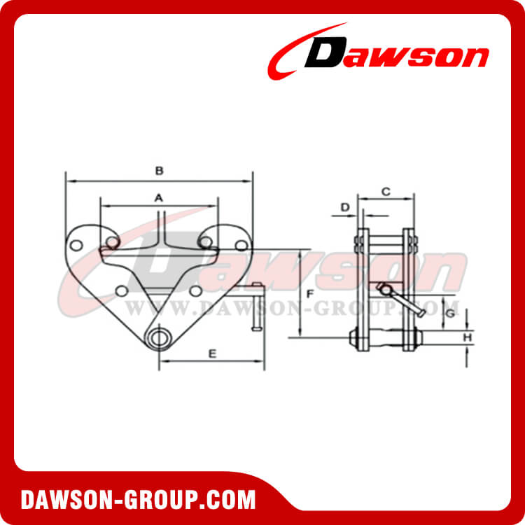 Application of DS-YC Type Beam Clamp-Dawson group