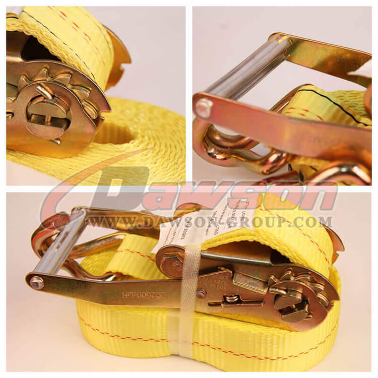 2'' Custom Ratchet Strap with Twisted Snap Hooks, 2 inch Polyester Tie Down  Lashing - Dawson Group Ltd. - China Manufacturer, Supplier, Factory