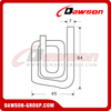DSWH35251 B/S 2500KG/5500LBS Black Coated Wire Hook