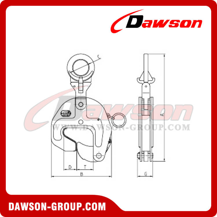 DS-QYB Type Steel Plate Clamp