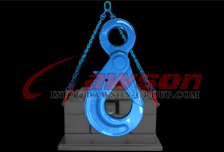 G100 European Type Eye Self-Locking Hook Lifting Equipment for Crane  Lifting Chain Slings, Grade 100 Eye Hook for Chain Slings - China  Manufacturer, Supplier, Factory