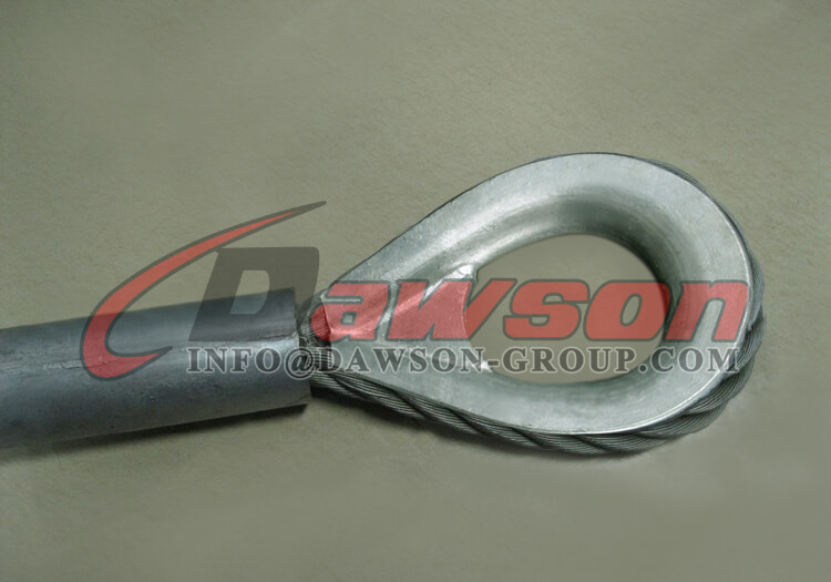 Heavy Duty StubEnd Wire Rope Thimble K2B, Type K2B Reinforced Thimbles with Gusset China