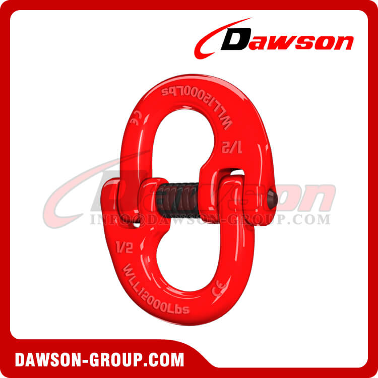 DS076 G80 A337 US. Type 1/4-7/8'' Coupling Connecting Link for Crane Lifting Chain Slings