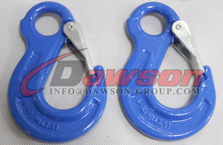 Grade 100 Eye Sling Hook with Latch for Chain Slings - Dawson Group Ltd. - China Manufacturer
