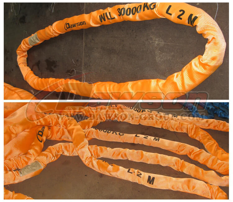 WLL 30T Polyester Round Slings - Dawson Group Ltd. - China Manufacturer, Supplier, Factory