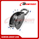 Stainless Steel Pulley Block with Single Cast Sheave