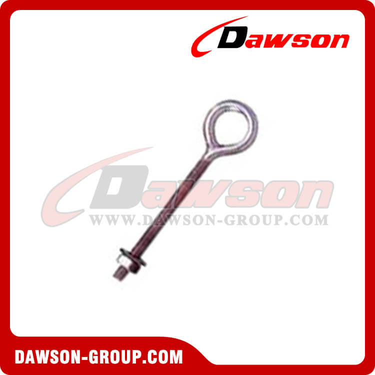 Stainless Steel US Type Regular Eye Bolt With Washer And Nut
