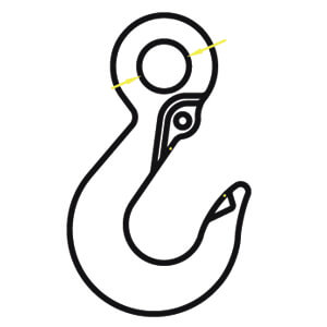 DS219 Eye Sling Hook with Latch - Dawson Group LTD. - China Manufacturer, Supplier, Factory