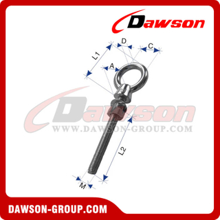 Stainless Steel JIS Type Welded Eye Bolt with Washer and Nut