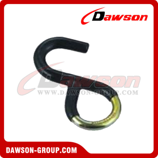 DSWHS016 BS 600KG / 1320LBS S Hook With Zinc Plated And Plastic Coating