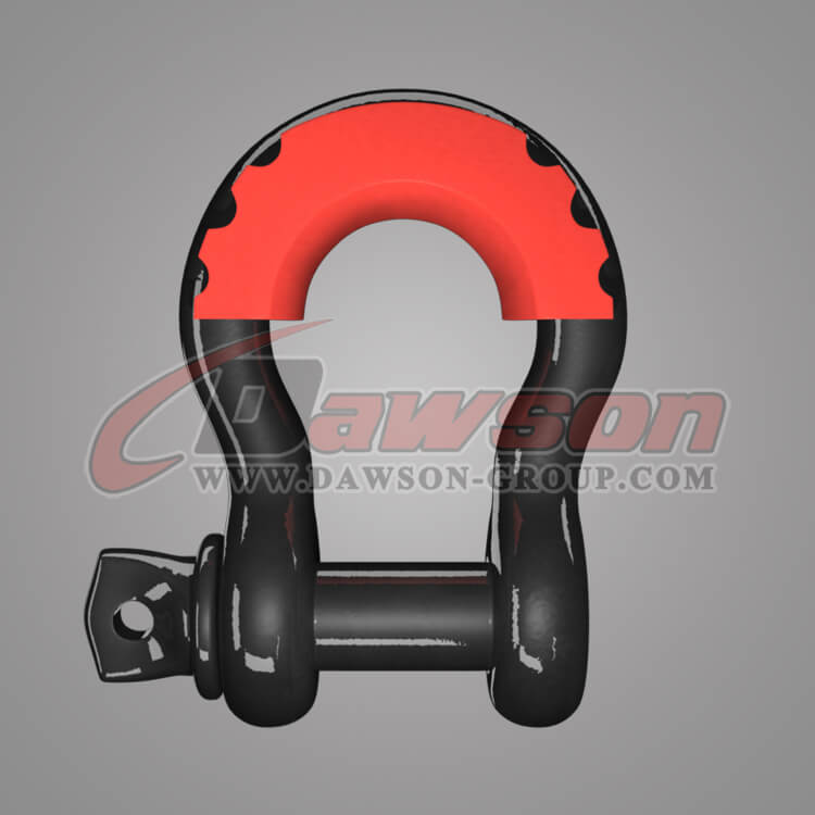 US Type Drop Forged Bow Shackle with PU Protection for Towing and Recovery Strap, Anchor Shackle - Dawson Group Ltd. - China Manufacturer, Supplier, Factory