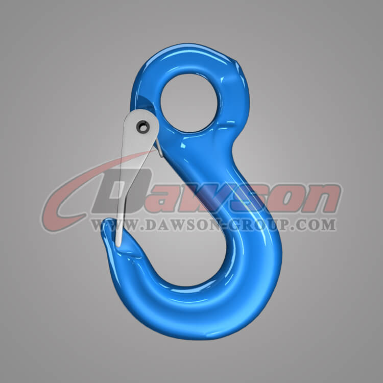 Grade 100 Eye Sling Hook with Latch for Lifting Slings, G100 Alloy Eye Sling Hook - China Supplier, Factory