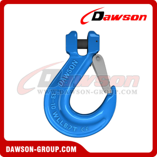 DS1004 G100 6-22MM Clevis Sling Hook with Safety Latch for Chain Sling Fitting