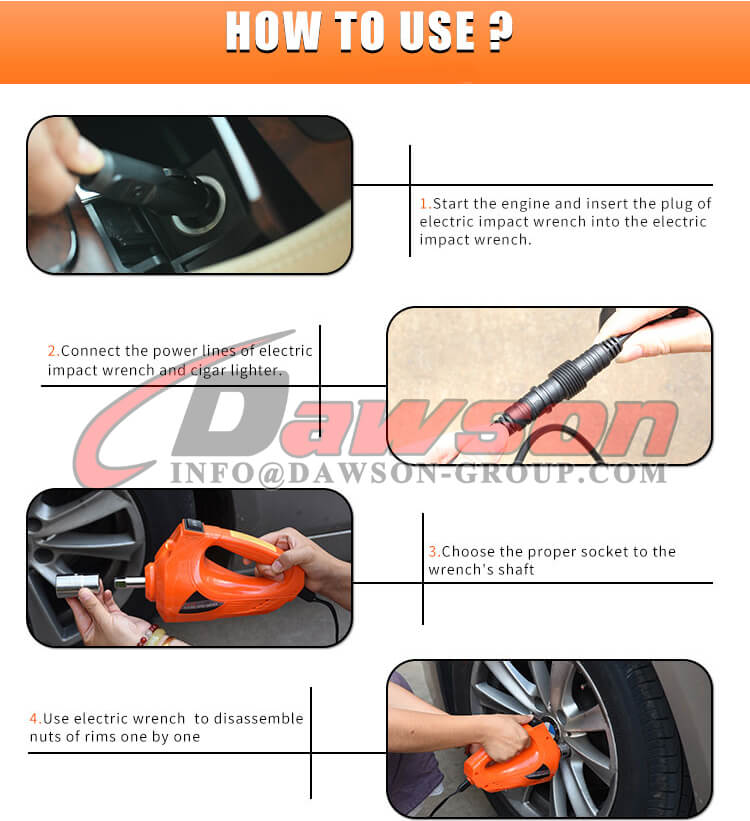 12V DC Small Portable Electric Impact Wrench, Automatic Impact Wrench