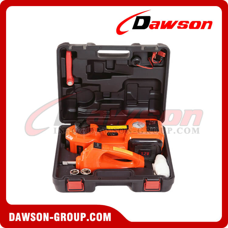 12V DC 5T Multi-Functional Electric Hydraulic Floor Jack With Electric Impact Wrench