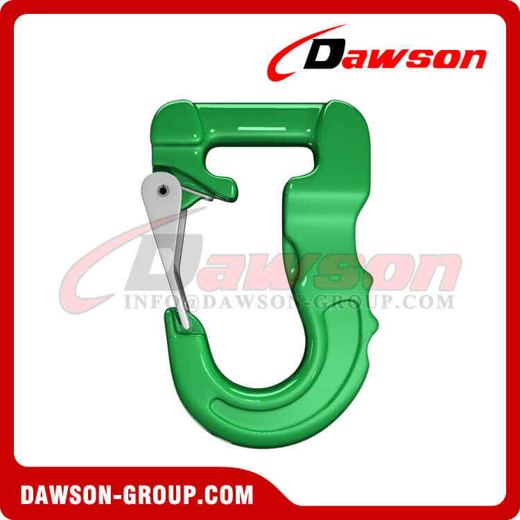 Grade 100 Web Sling Hook, G100 Synthetic Alloy Round Sling Hook 2T - Dawson Group Ltd. - China Factory
