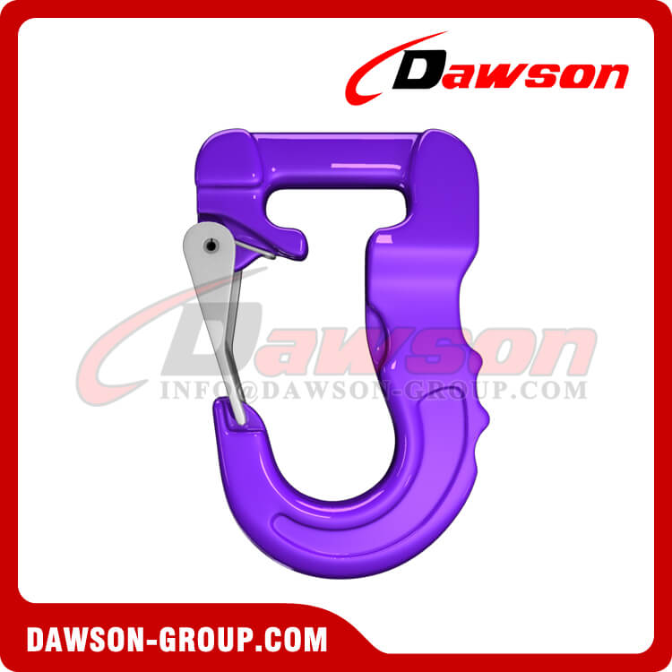 Grade 100 Web Sling Hook, G100 Synthetic Alloy Round Sling Hook 1000kg - Dawson Group Ltd. - China Supplier