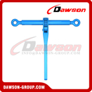 DS1031 G100 8-13MM Ratchet Load Binder Without Links And Hooks for Transport Lashing