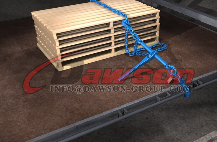 Application of G100 Forged Ratchet Load Binder without Hooks for Lashing - Dawson Group Ltd. - China Supplier, Factory