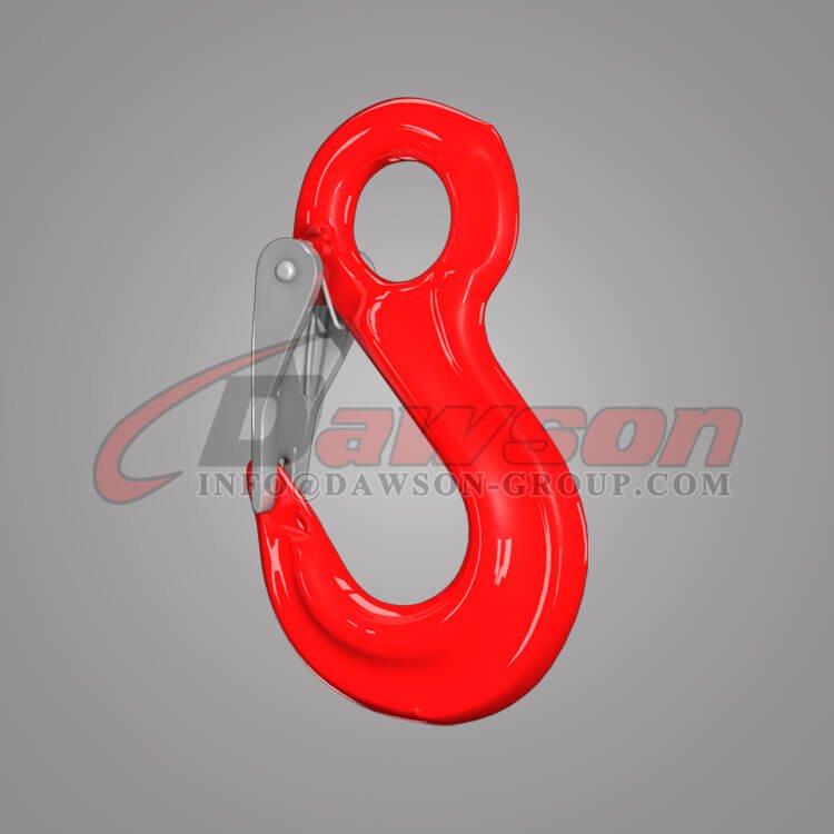 Grade 80 Forged Steel Eye Sling Hook with Cast Latch, G80 Eye Sling Hook - Dawson Group Ltd. - China Supplier