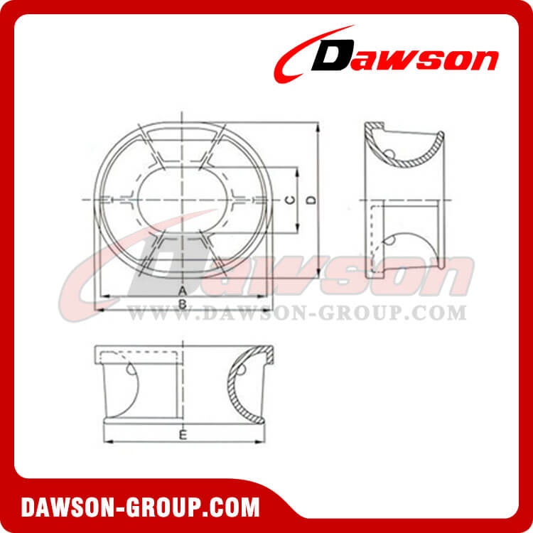 Marine Bulwark Mounted Chock - Dawson Group Ltd. - China Manufacturer ...