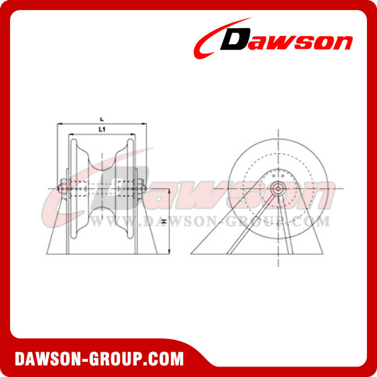 CB290-84 chain wheel for hause pipe