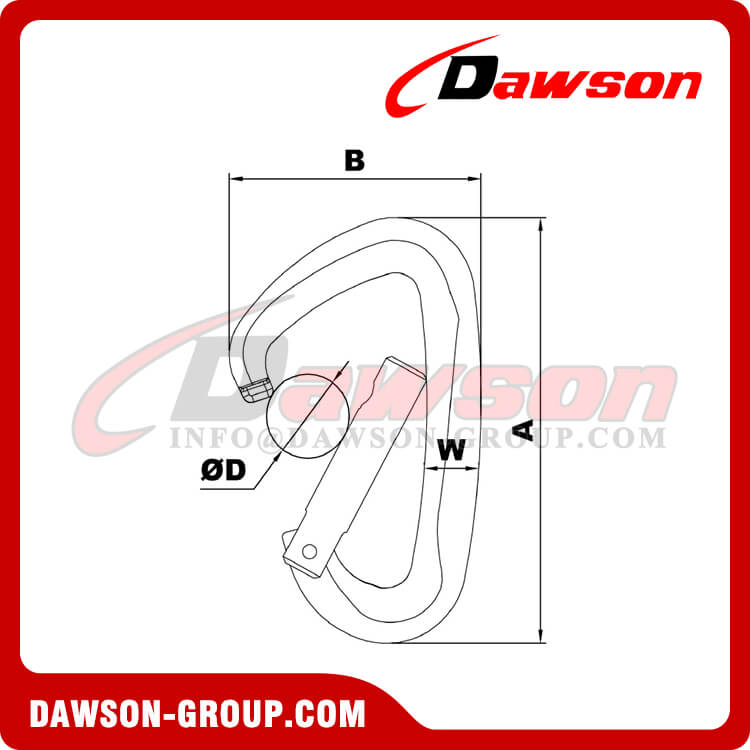DS7801 Alloy Snap Hooks, Aluminium Alloy Snap Hooks - Dawson Group Ltd. - China Manufacturer, Supplier