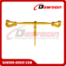 DAWSON Forged Portable River Ratchet Load Binder, SteamBoat Ratchet Binder with Pelican Hooks Each End