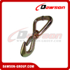 DS-HK-6+6004 BS 5000kgs/11000lbs Forged Eye Hook with Triangle Ring