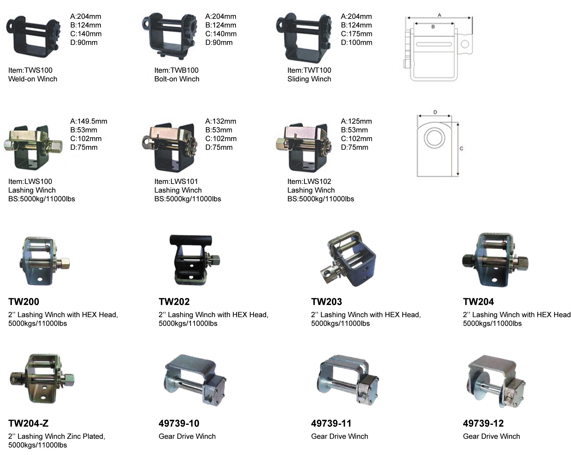 truck winch - Dawson Group Ltd.